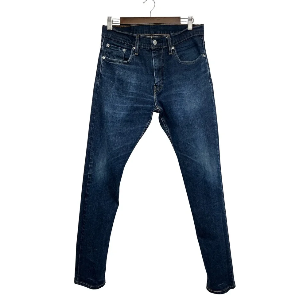 Levis 512 Slim Taper Jeans Mens 32x32 Dark Wash Stretch Denim 28833-0025